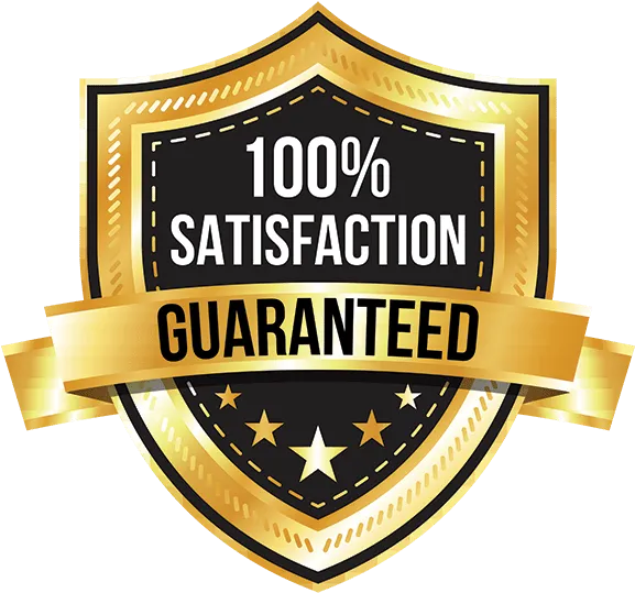 AlphaSteel 60-Day 100% Satisfaction Money-Back Guarantee Badge